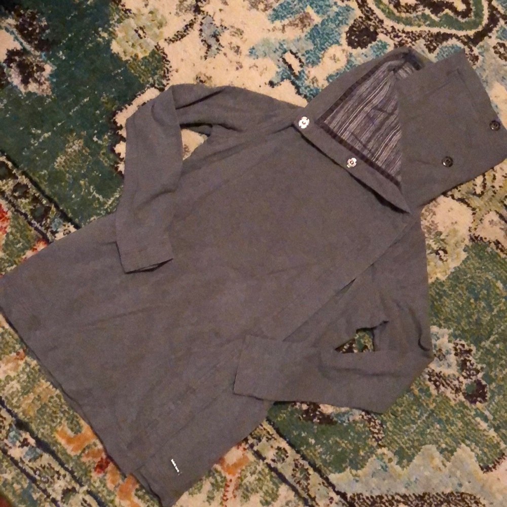 Sz 6 lululemon wrap coat grey